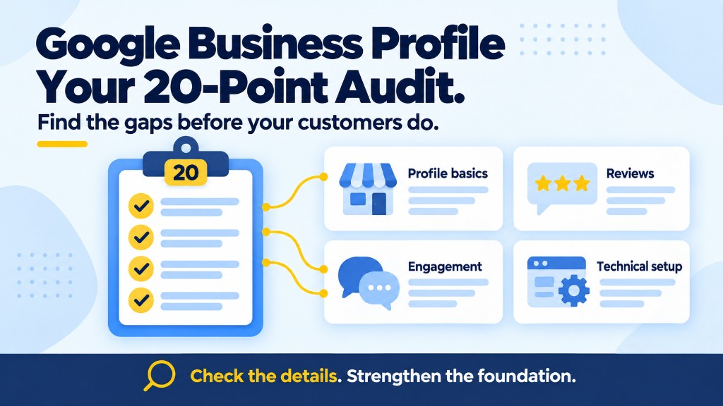 The Google Business Profile Audit: 20 Review-Killing Mistakes to Check For — GR Widget blog