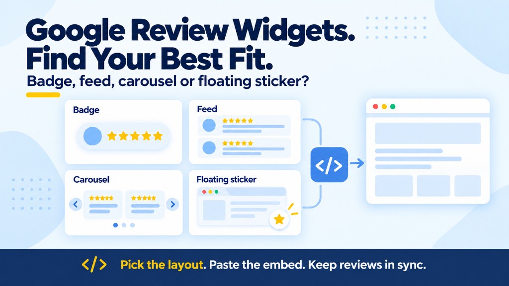 Choosing a Google Reviews Widget Layout — GR Widget blog