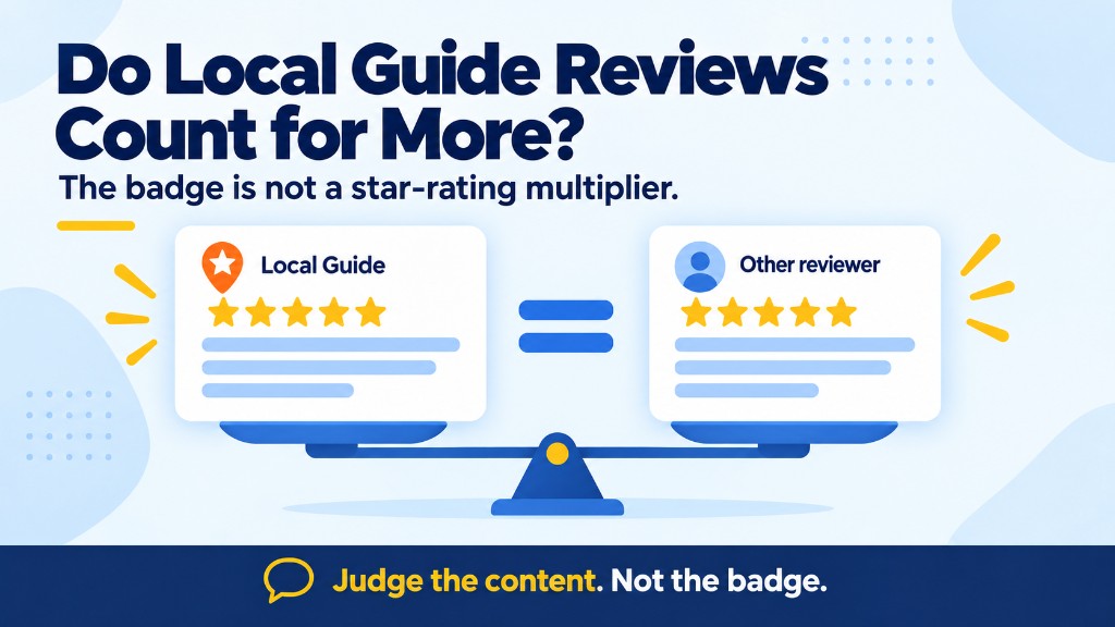 Do "Local Guide" Google Reviews Carry More Weight Than Regular Ones? — GR Widget blog