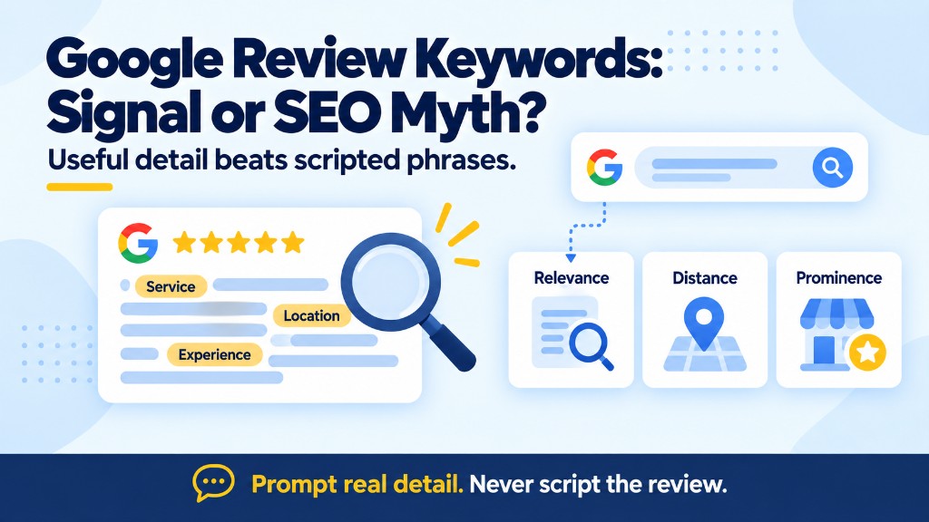 Do the Words in Your Google Reviews Affect Local SEO? What Actually Matters — GR Widget blog