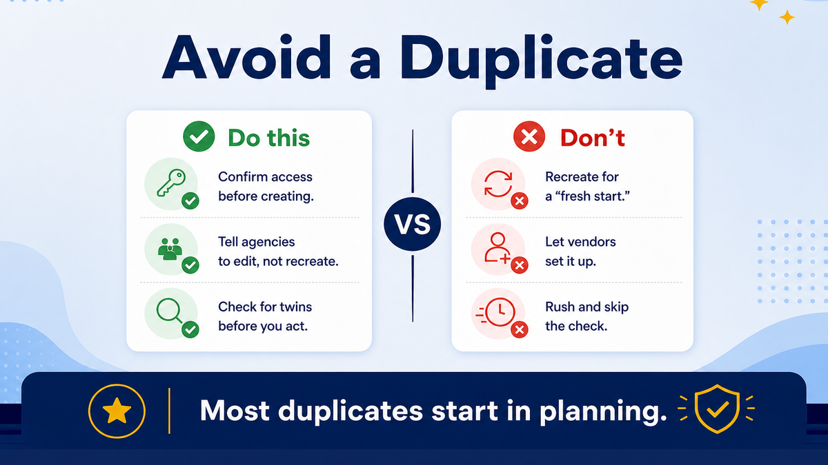 Pre-rename checklist to avoid creating a duplicate Google Business Profile